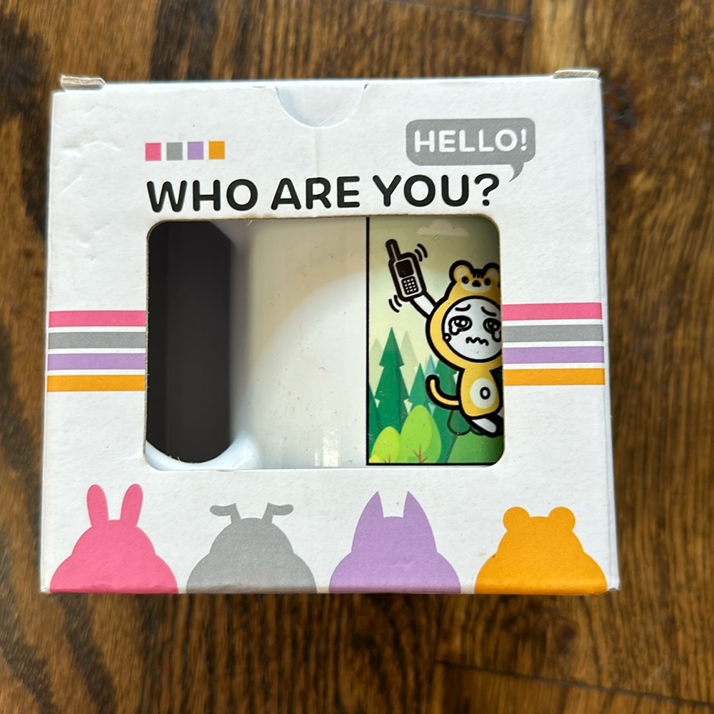 Hello Home “Who Are You?” Blood Type O mug NIB